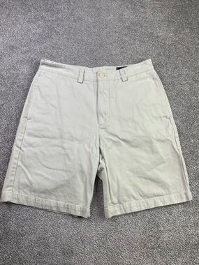 Vineyard Vines Club Shorts Men’s 30 Beige Chino Cotton Twill Pockets Preppy